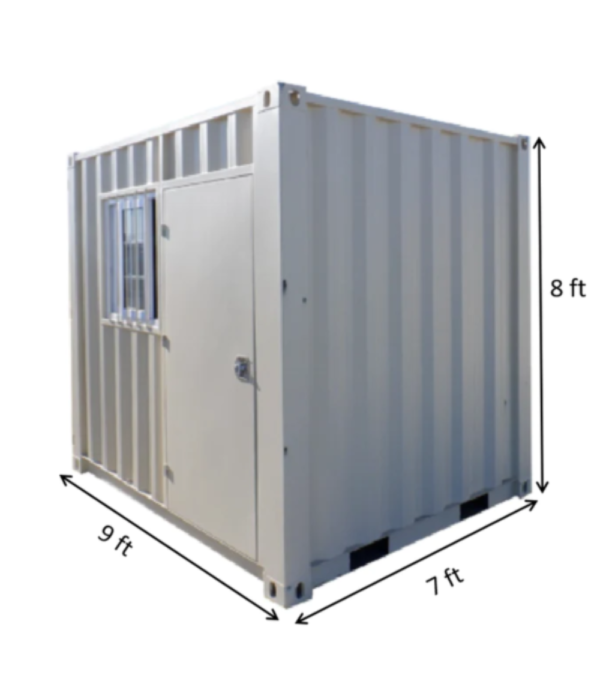 Conteneur Cubique 9 Pieds avec Porte et Fenêtre